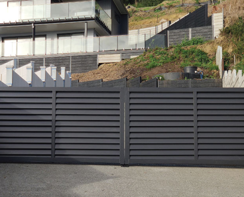 We offer a range of residential electric automatic swing gates. We provide the full service including initial site visit, installation and servicing. We service and support customers across the greater Wellington region including Wellington city, Lower Hutt, Upper Hutt, Porirua, Kapiti Coast and the Wairarapa.
