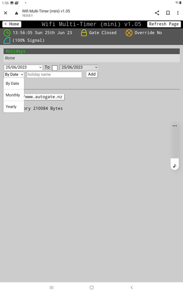 We supply and install programmable clocks, to help you to effectively manage and control access times to your residential or commercial property. Our services include electric gates, programmable clocks and access controls. We service and support Wellington, Lower Hutt, Upper Hutt, Porirua, Kapiti Coast and the Wairarapa.